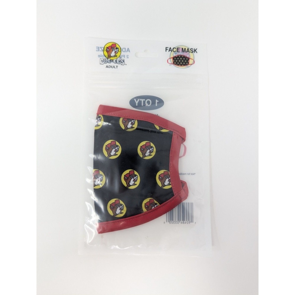 Buc-ee's Beaver Adult 2 Ply Reusable Face Mask NEW SEALED Gas‎ Station Texas